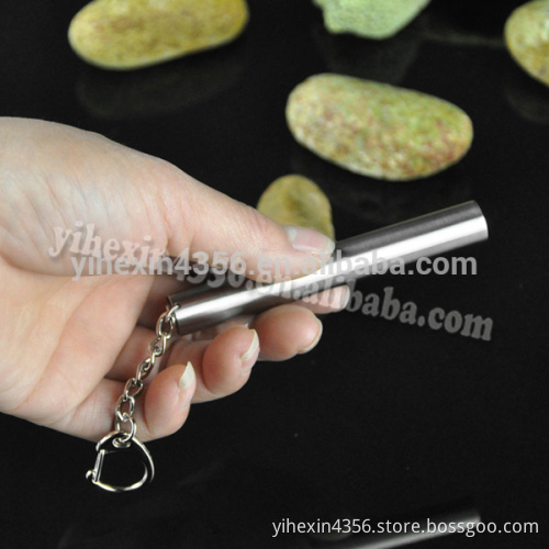 Boruit JY-18A Mini Jade Detector LED Flashlight 365nm Stainless Steel